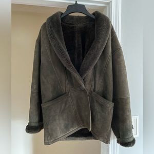 Rafel Shearling vintage NYC coat
